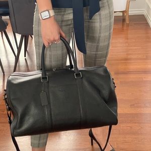 Black, Coach weekend/travel duffel bag
